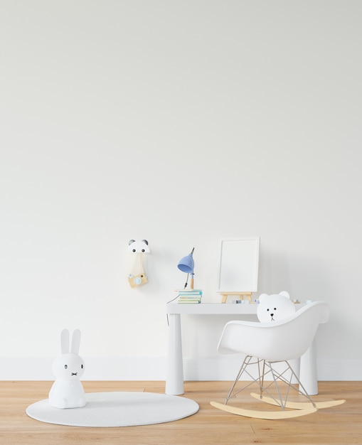 Childroom com mesa e brinquedos