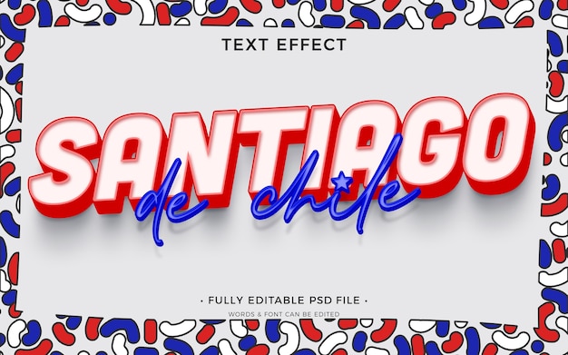 Chile-Text-Effekt