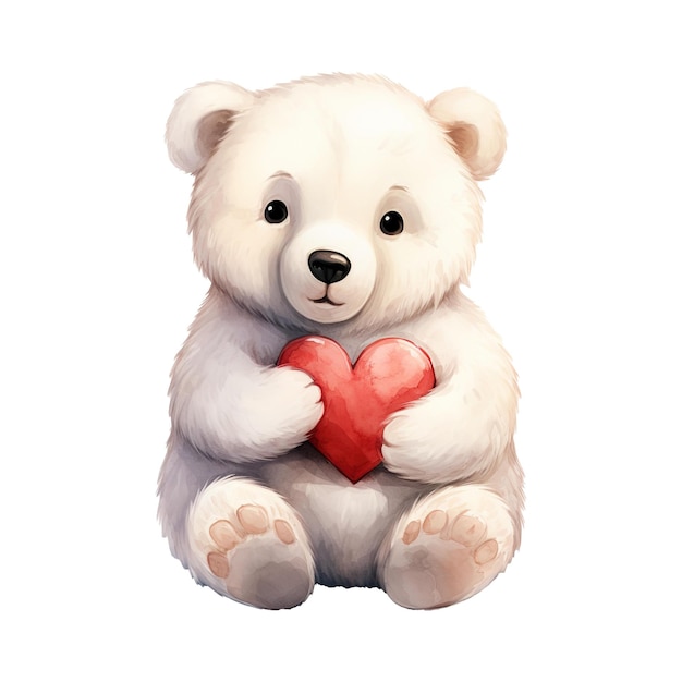 PSD chill in love valentine urso polar uma adição reconfortante à sua celebração do dia dos namorados