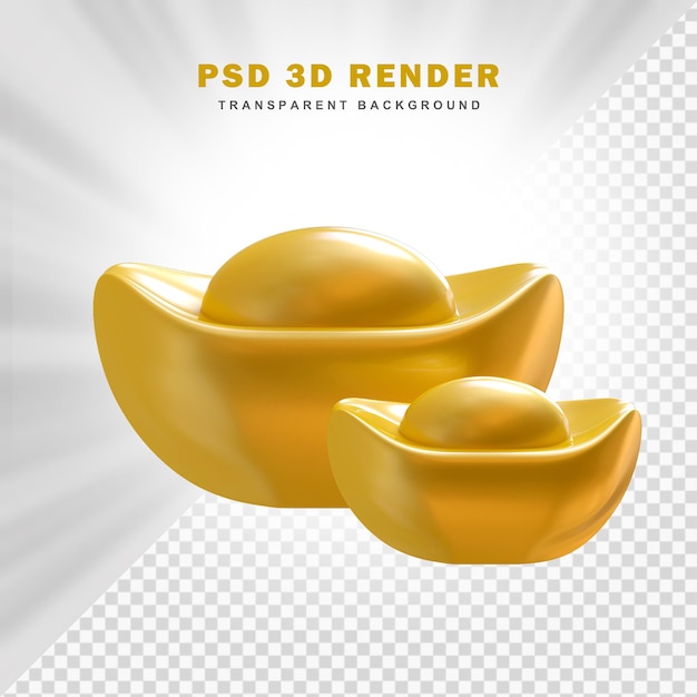 PSD chines gold 3d