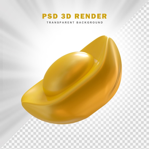 PSD chines gold 3d