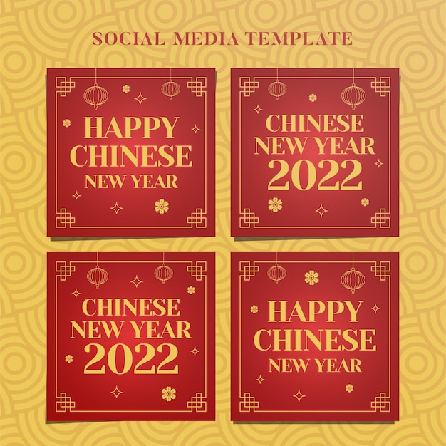 Chinesisches neujahr 2022 instagram-webbanner