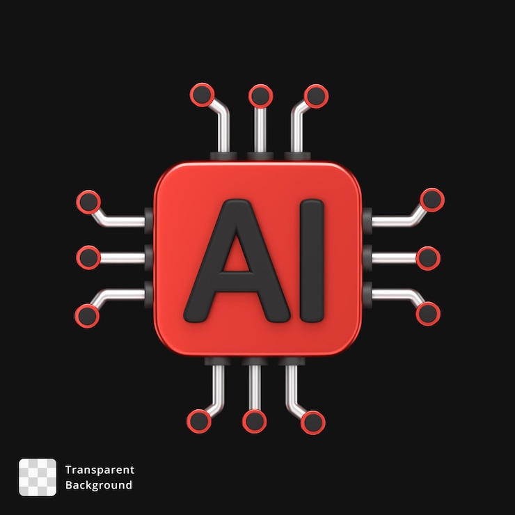 PSD chip ai processore futuristico per l'intelligenza artificiale