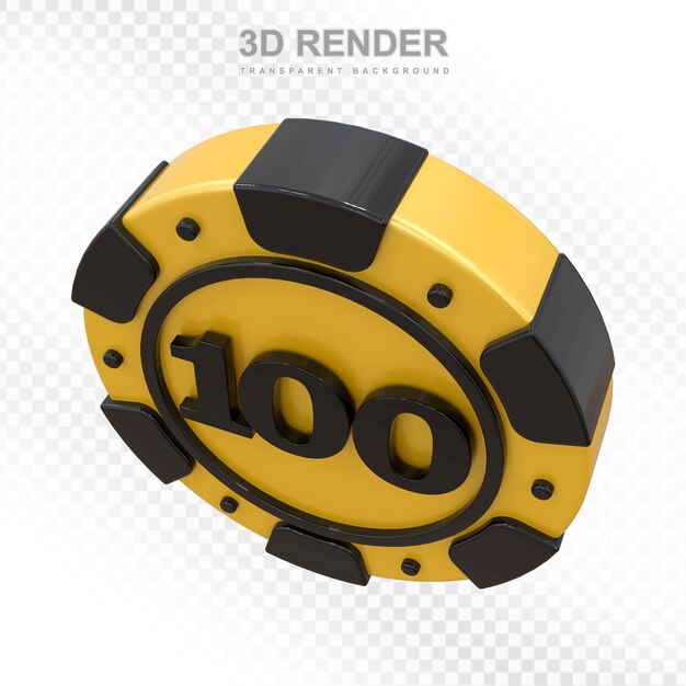 Chip di casinò 3D