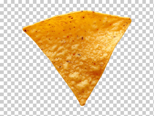 PSD chip de tortilla isolé sur fond transparent fond png psd