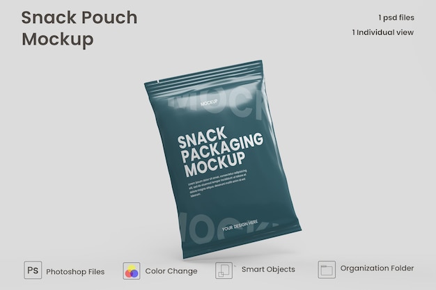 Chips bag mockup premium psd