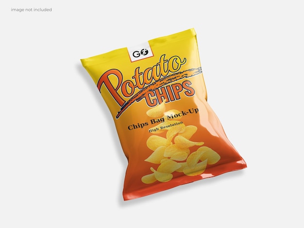 Chips bag mockup