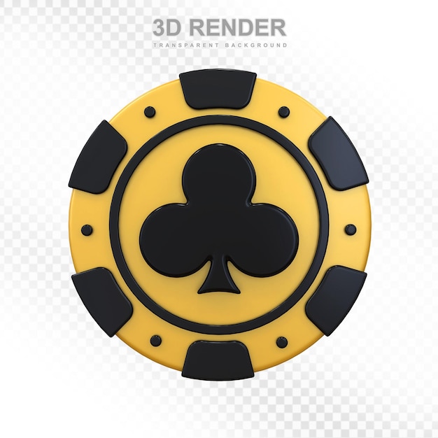 Chips de casino en 3D