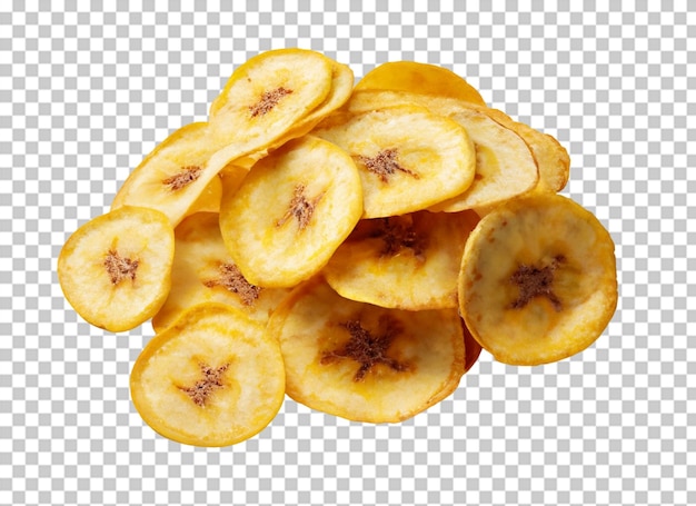 Chips Di Banana Su Sfondo Trasparente