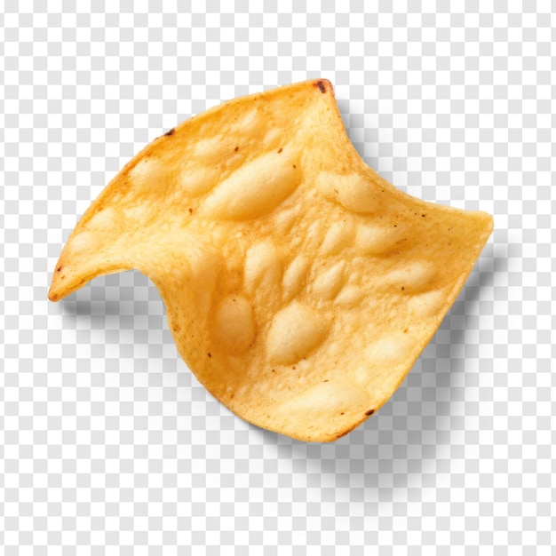 PSD chips de pommes de terre sur fond de transparence psd