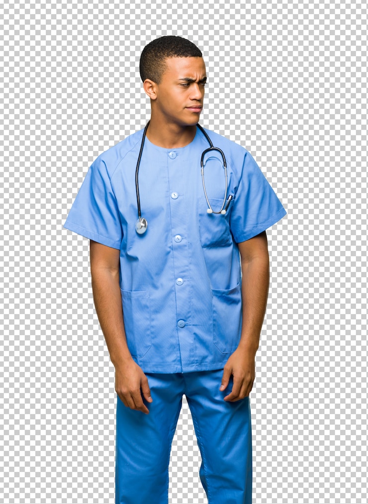 PSD chirurgien médecin homme se sentant contrarié