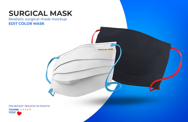 Chirurgische Maske Modell