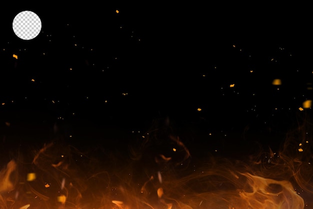 Chispa y pared de fuego