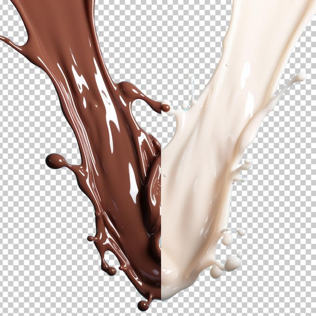 chocolat liquide png psd