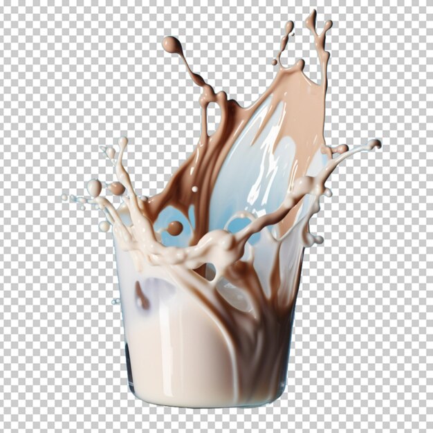 PSD chocolat liquide png psd