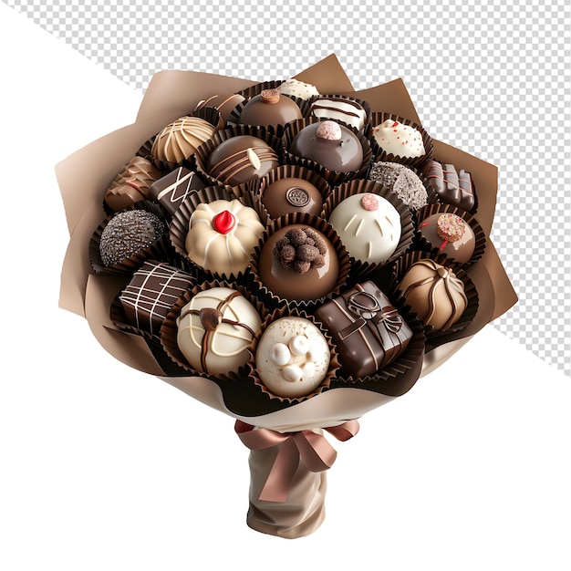 PSD chocolate bokeh em png