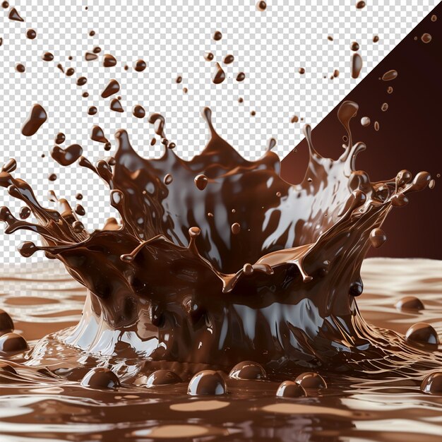 PSD chocolate em png