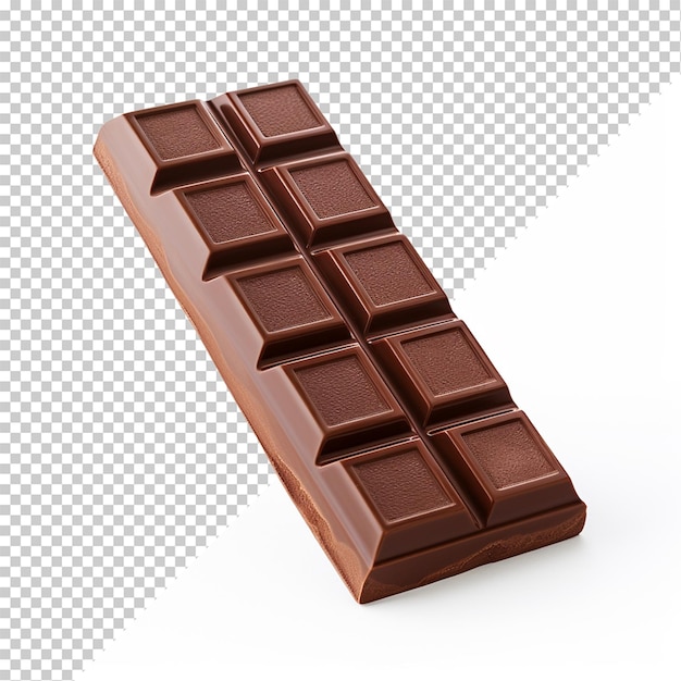 Chocolate isolado sobre fundo transparente