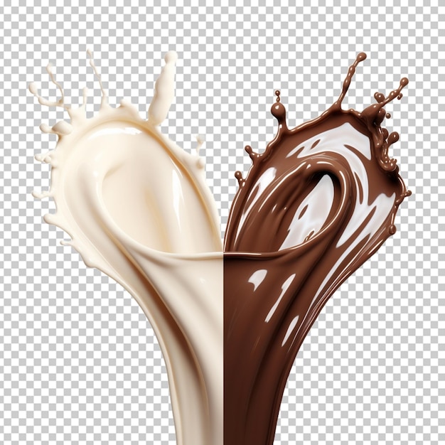 Chocolate líquido png psd