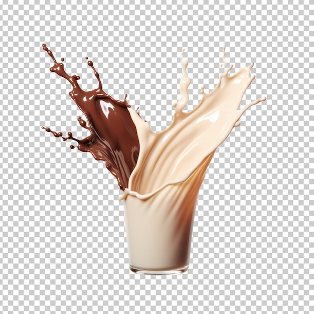 PSD chocolate líquido png psd