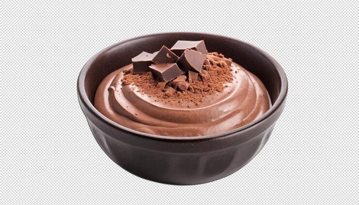 Chocolate mousse cream rich texture