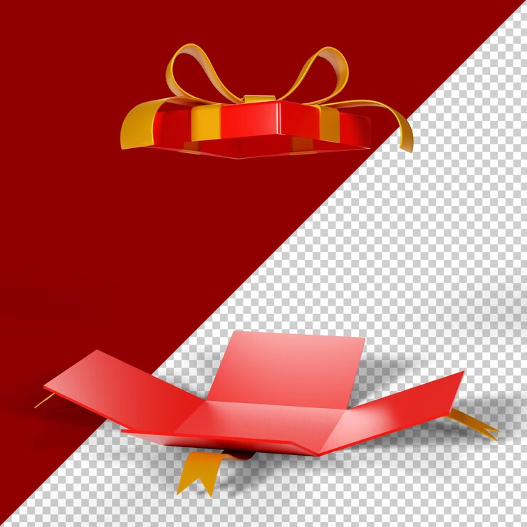 Christmas ornaments isolated 3d render