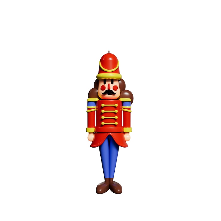 PSD christmas toys 3d illustration