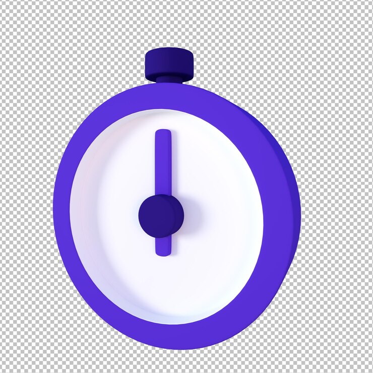 PSD chronomètre d'objet d'illustration 3d