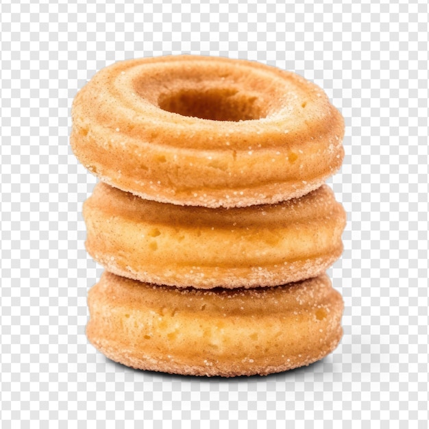 PSD churro donut em psd de fundo de transparência.