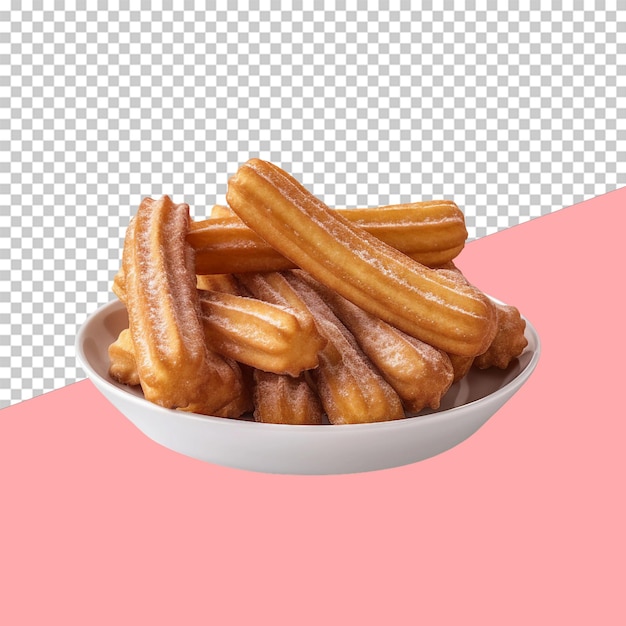 Churros objeto isolado fundo transparente