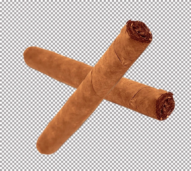 Cigar on White Background