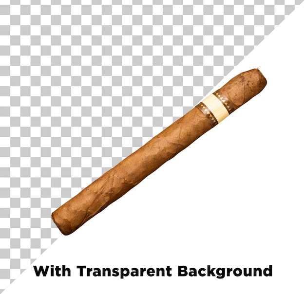 Cigar PNG PSD Isolated on Transparent Background