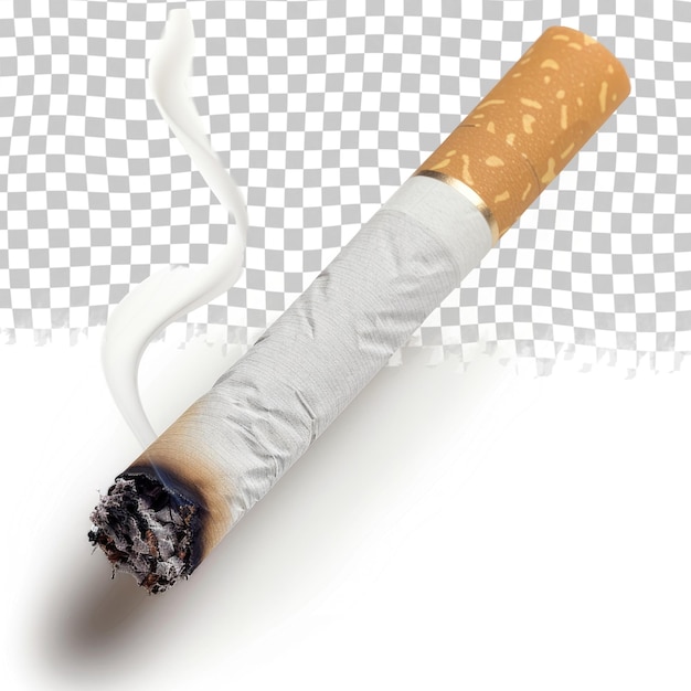 PSD une cigarette avec une cigarette au milieu