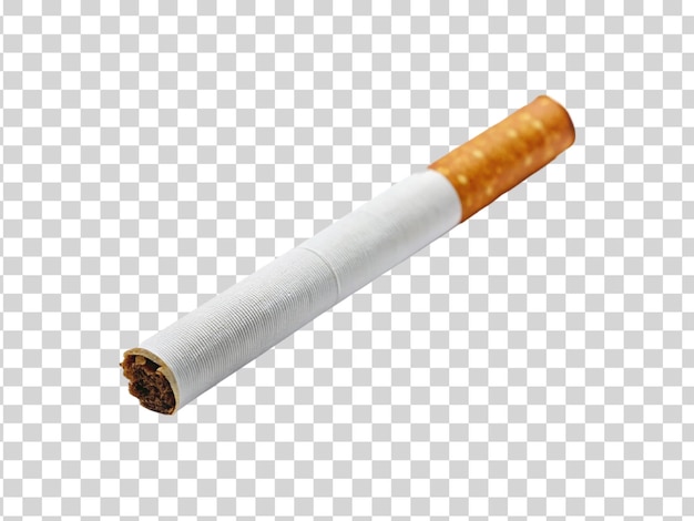 PSD une cigarette sur un fond transparent