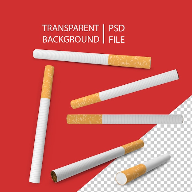 PSD cigarette png