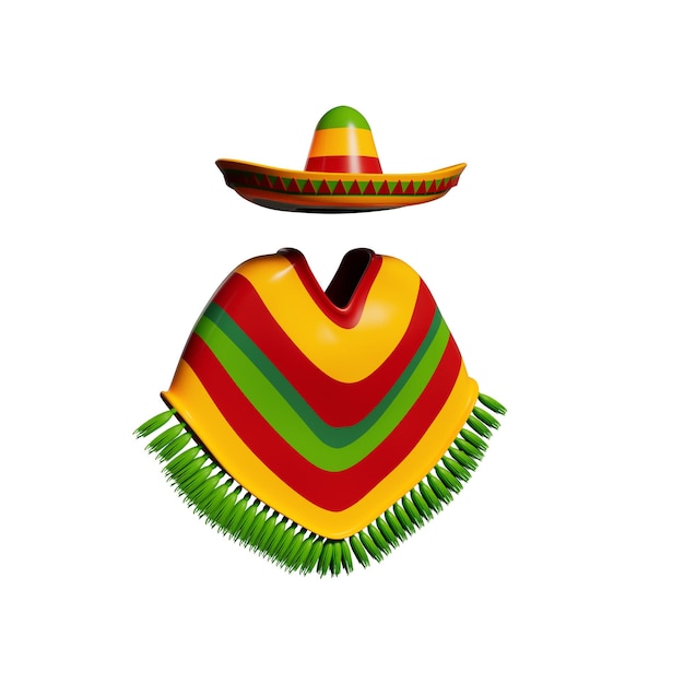 PSD cinco de mayo 3d-illustration