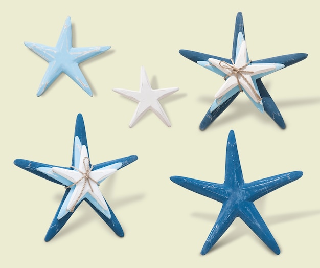 Cinco estrellas de mar