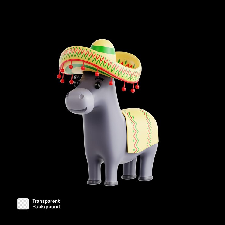 PSD cinco de mayo 3d icon ilustración de la plantilla png