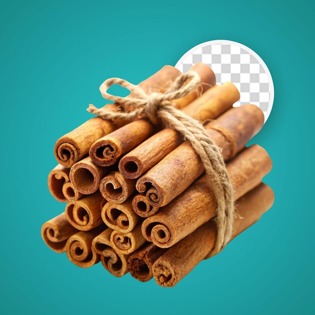 PSD cinnamon isolated on transparent background