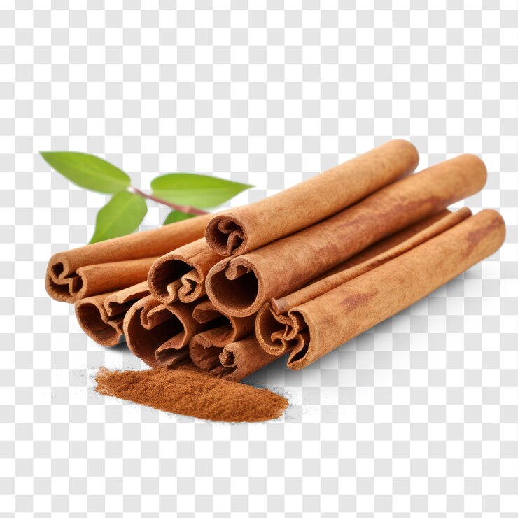 Cinnamon on transparency background PSD