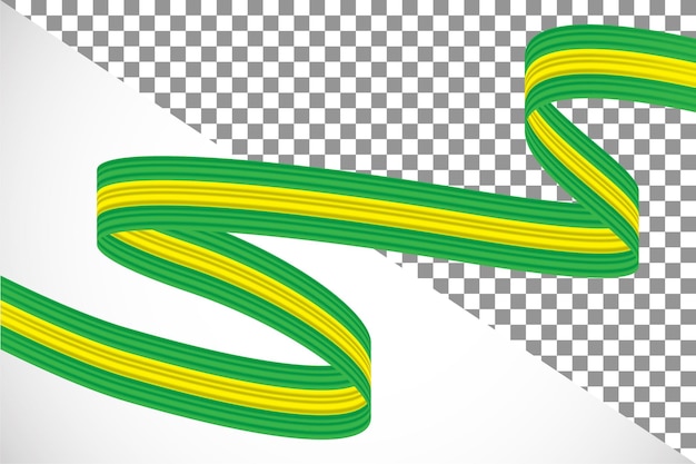 PSD cinta 3d de la bandera de brasil-8