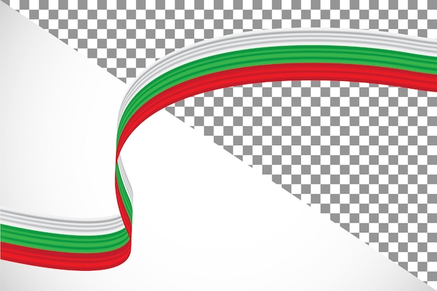 PSD cinta 3d de la bandera de bulgaria42