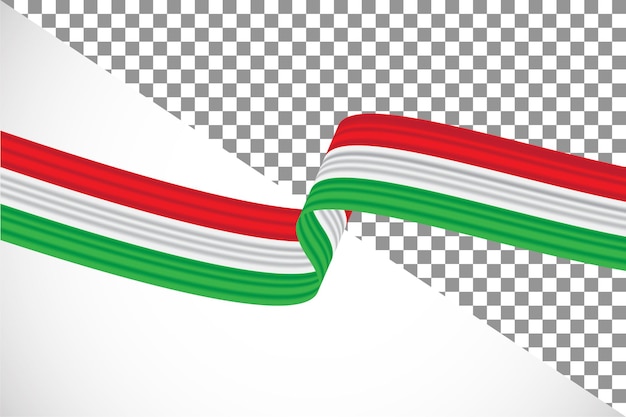 PSD cinta 3d de la bandera de hungría49