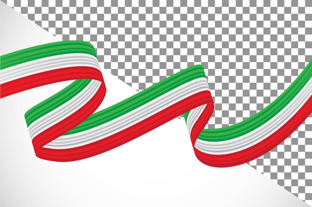 PSD cinta 3d de la bandera de irán-7