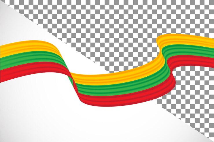 PSD cinta 3d de la bandera de lituania40