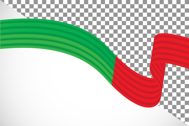 PSD cinta 3d de la bandera de portugal48