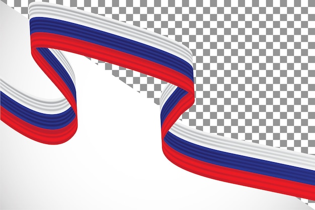 Cinta 3d de la bandera de rusia-5