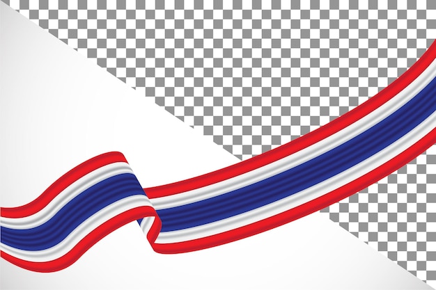 PSD cinta de 3d de la bandera de tailandia35