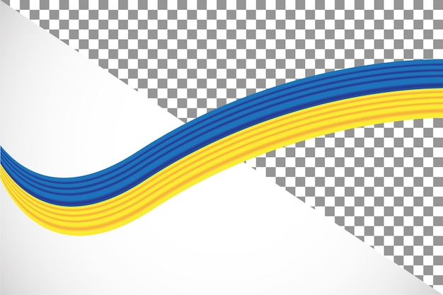 PSD cinta 3d de la bandera de ucrania34