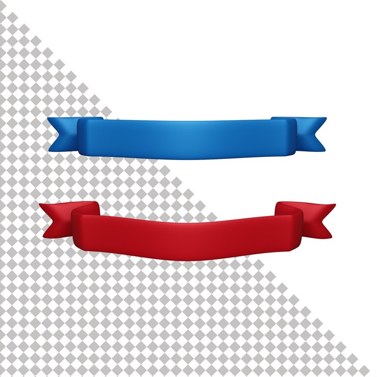 PSD cinta, bandera, 3d, icono